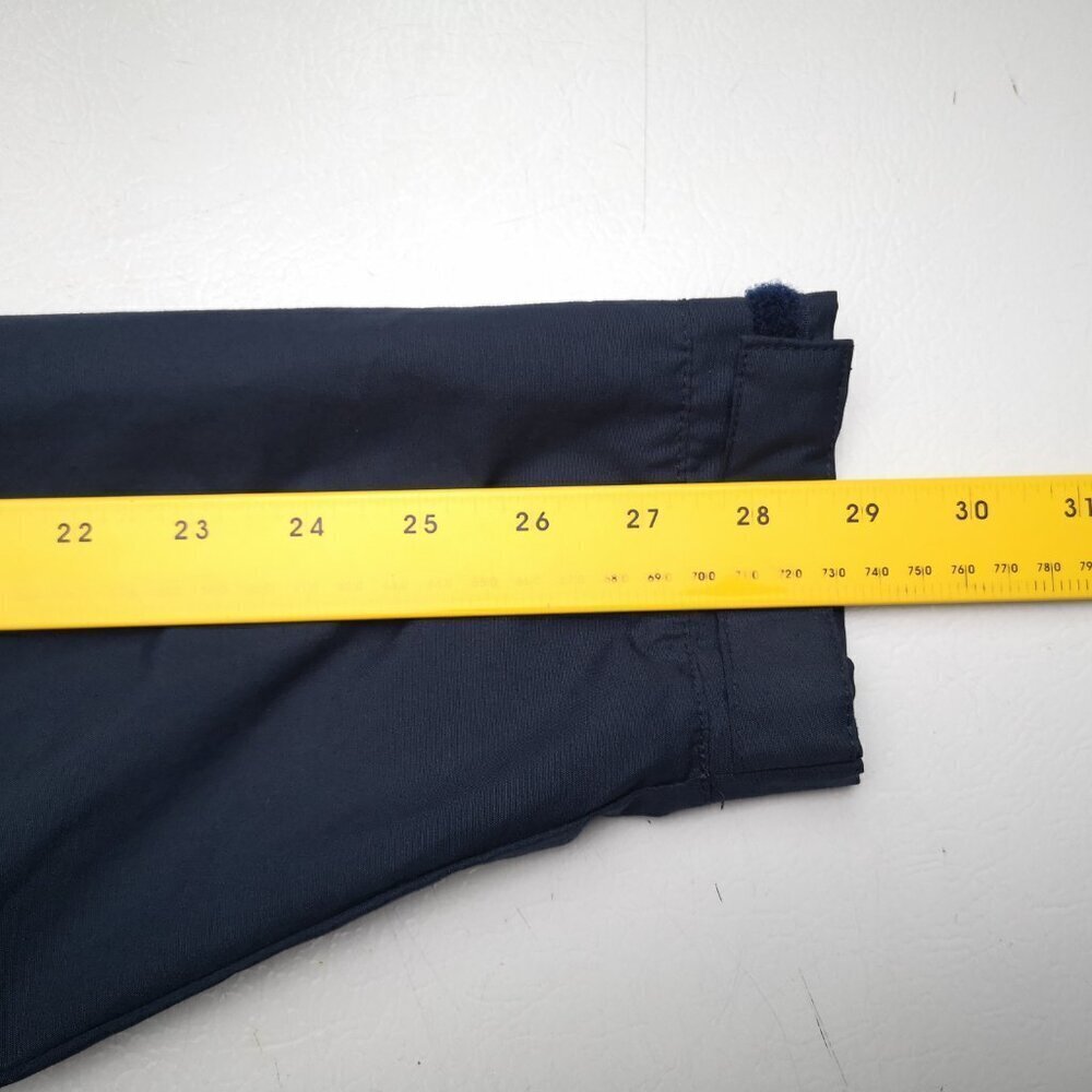 Reebok Ladies Size Medium Lightly Lined Navy 1/4 Zip Lightweight Jacket w/ Hood - Picture 12 of 13